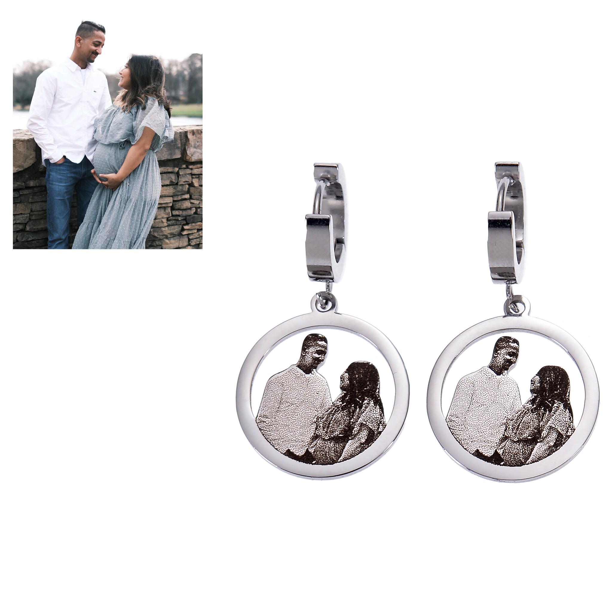 customized earrings with picture