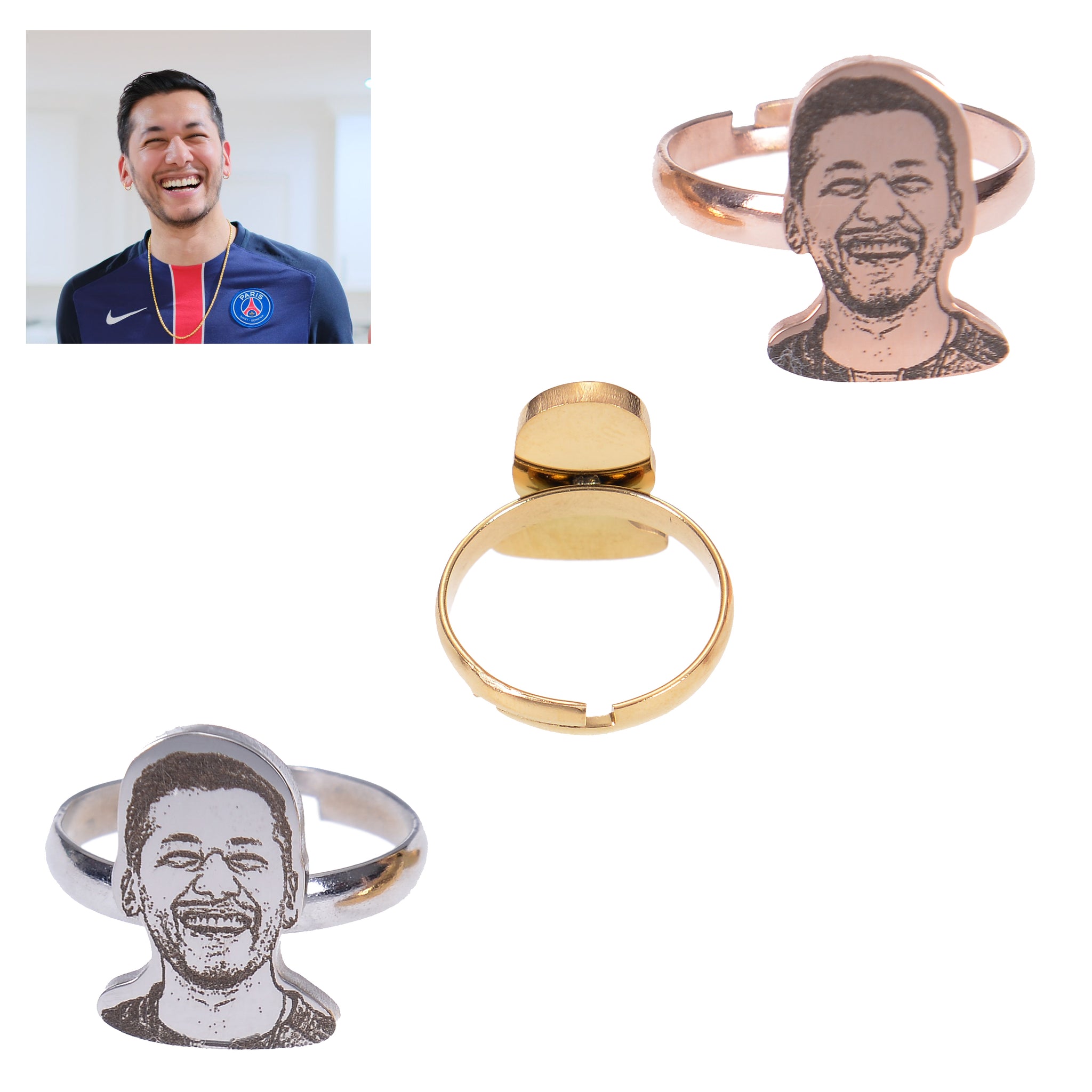 personalized photo ring